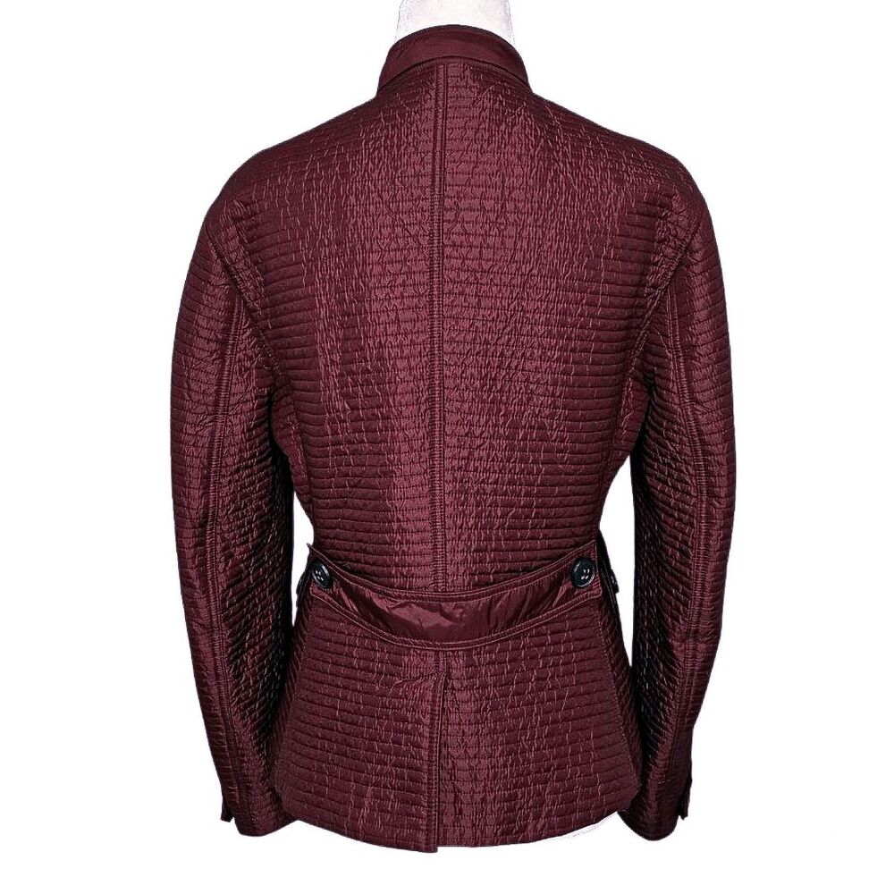 Burberry Brit Tiggsmore Medium Quilted Jacket Women’s Classic Coat Deep Burgundy - Picture 5 of 10